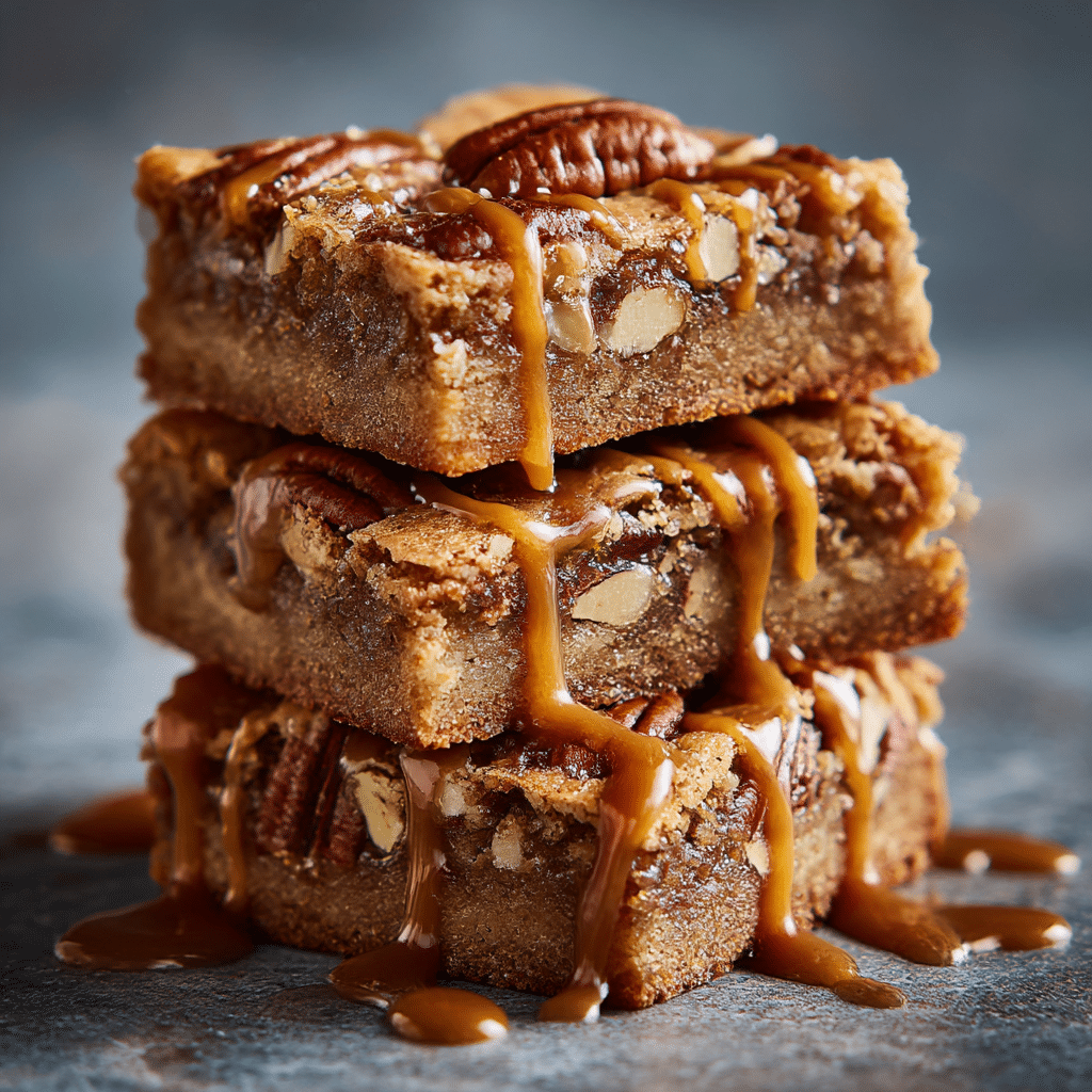 Maple Pecan Blondies