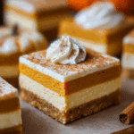Pumpkin Cheesecake Bars