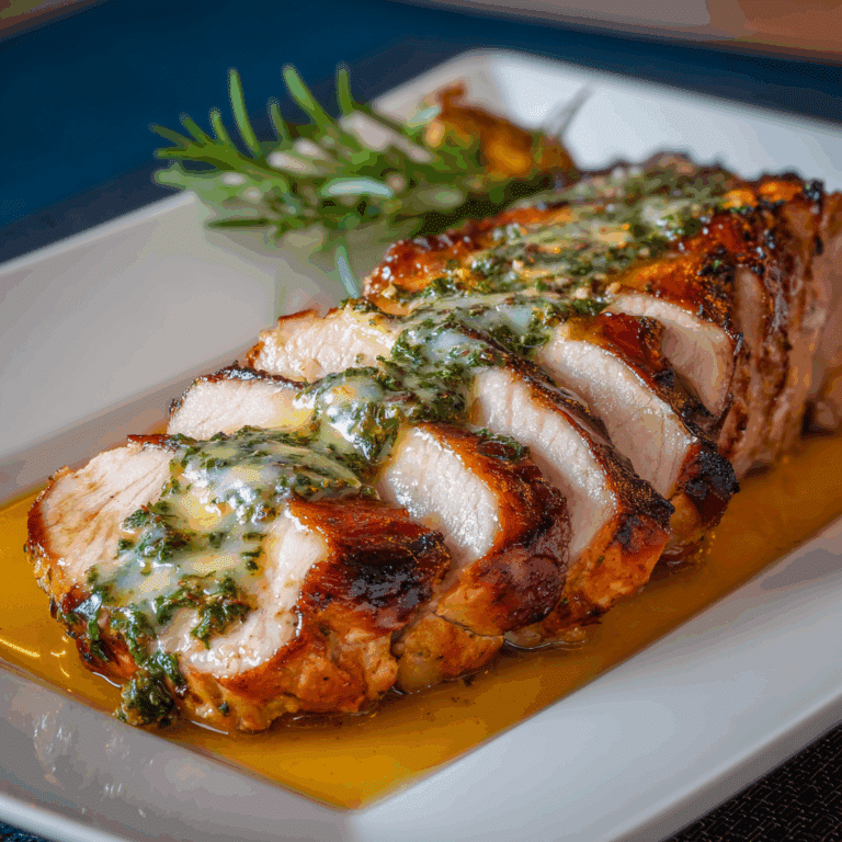 Roasted Turkey Breast with Herb Butter