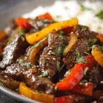 Slow Cooker Pepper Steak