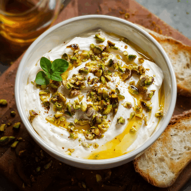 Whipped Ricotta with Honey and Pistachios