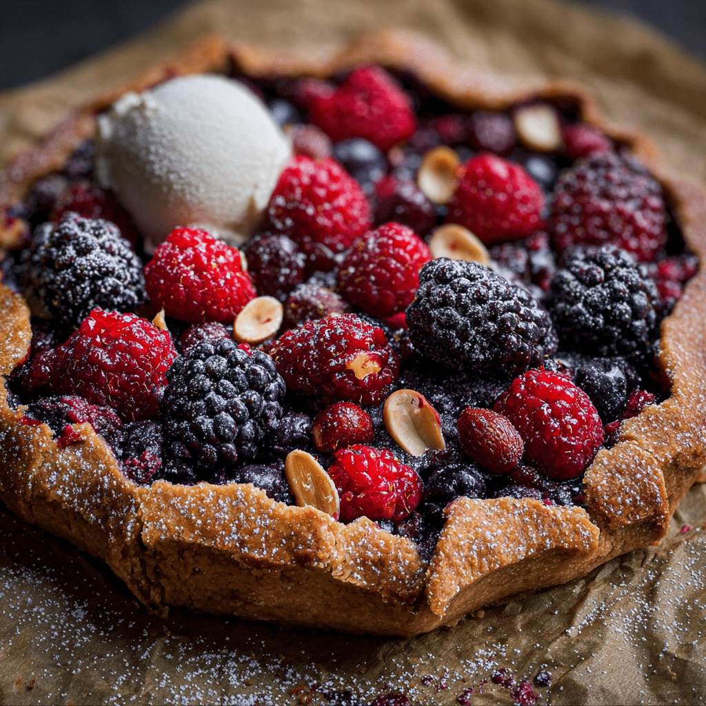 Wild Berry and Hazelnut Crostata