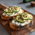 Zucchini Ricotta Toast